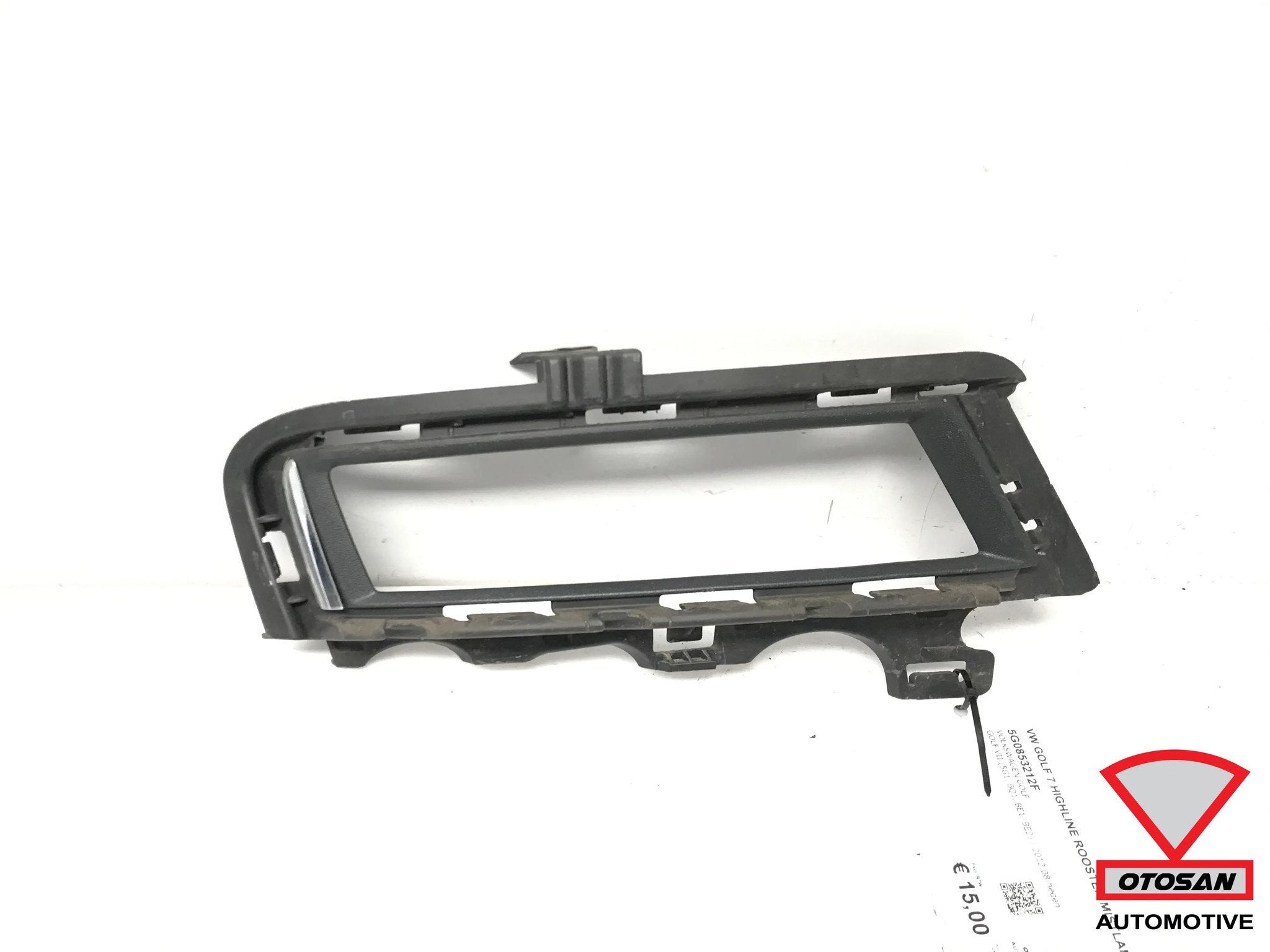 VW Golf 7 Highline Rooster Mistlamp Rechts Chroom 5G0853212F, Gebruikt, Volkswagen, Volkswagen AG, Rechts