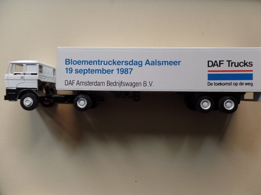 DAF 3300 trekker oplegger Bloemen truck dag, Verzenden, Gebruikt, Bus of Vrachtwagen, Lion Toys