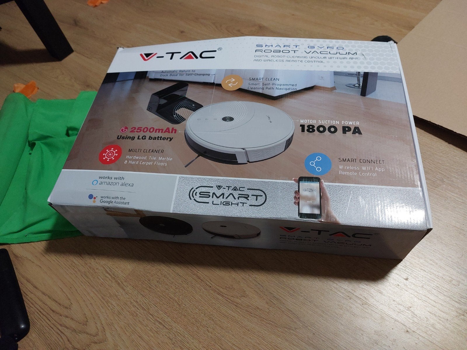 V-TAC Smart Gyro Robot Stofzuiger - Nieuw in doos, Witgoed en Apparatuur, Stofzuigers, Ophalen, Overige merken, Nieuw, Robotstofzuiger