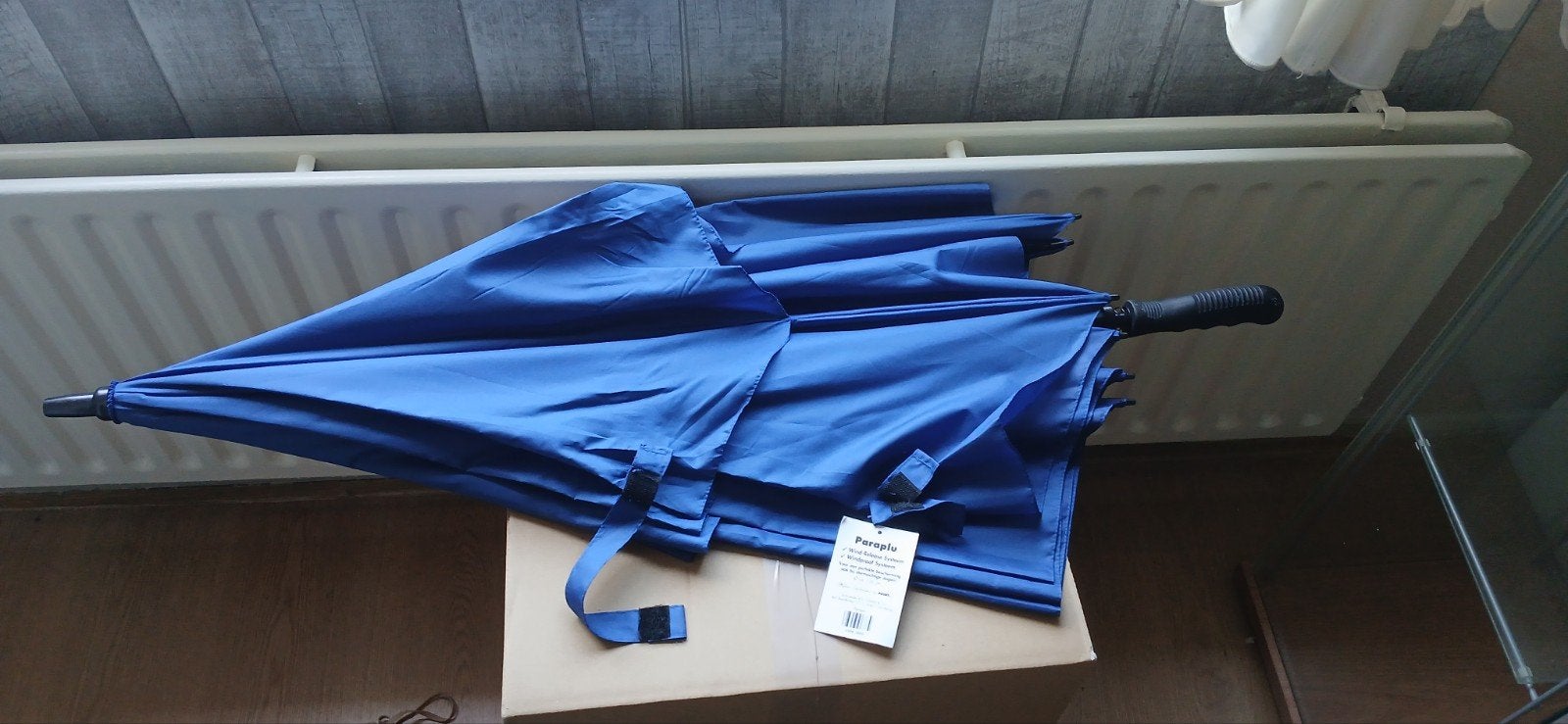 Paraplu - Wind-Release & Windproof Systeem - Blauw, Ophalen of Verzenden, Nieuw, Blauw