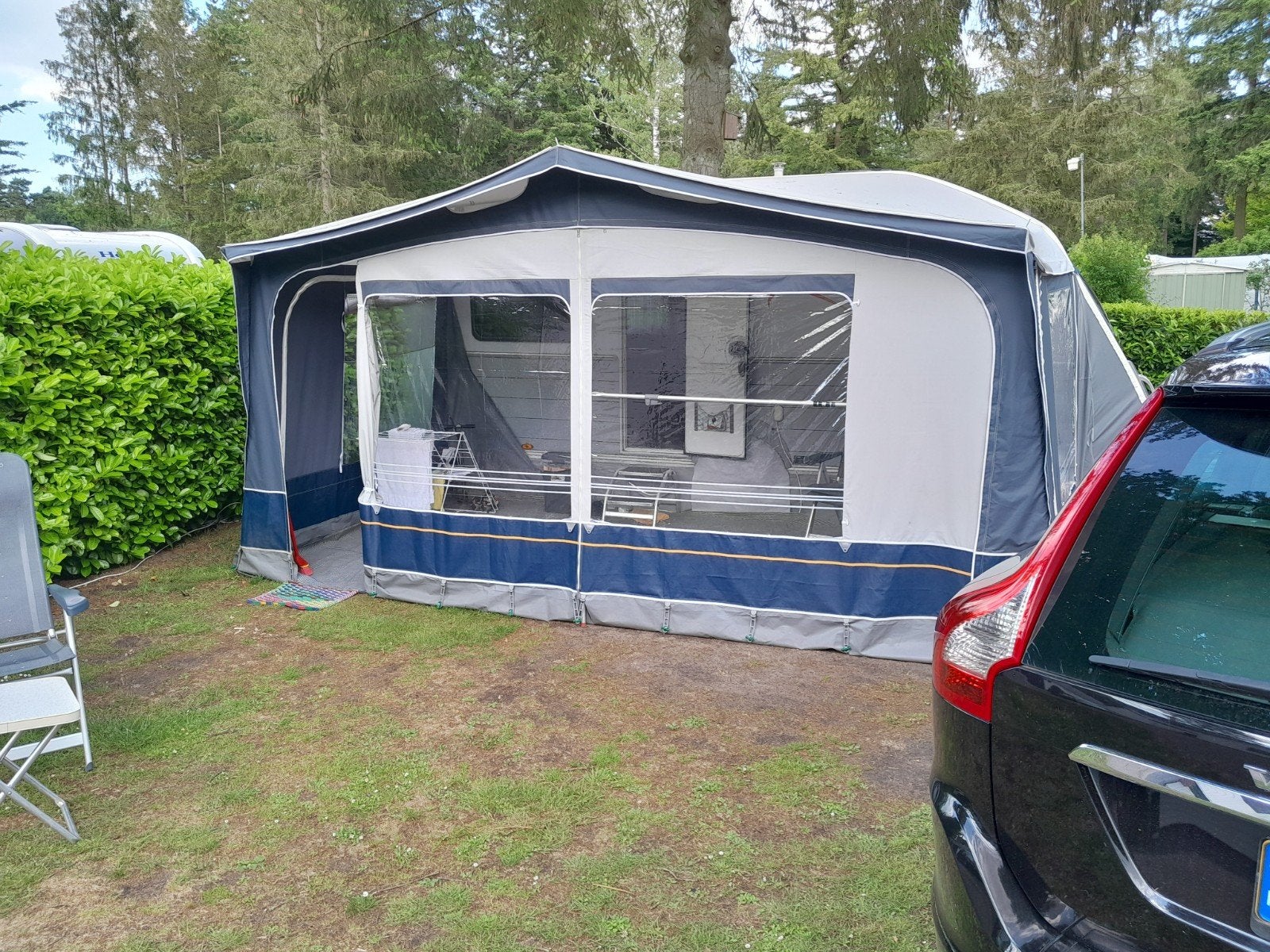 voortent dorema mt 10, Ophalen