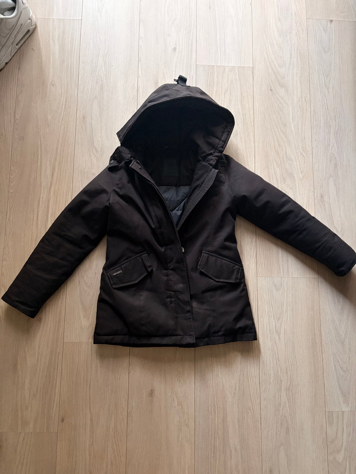 Airforce winterjas zwart maat 10Y, Ophalen of Verzenden, Zo goed als nieuw, Maat 34 (XS) of kleiner, Zwart