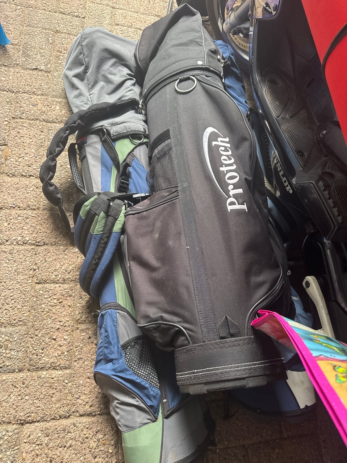 Grote partij golfclubs, tassen en schoenen, Sport en Fitness, Golf, Ophalen of Verzenden, Gebruikt, Club, Overige merken