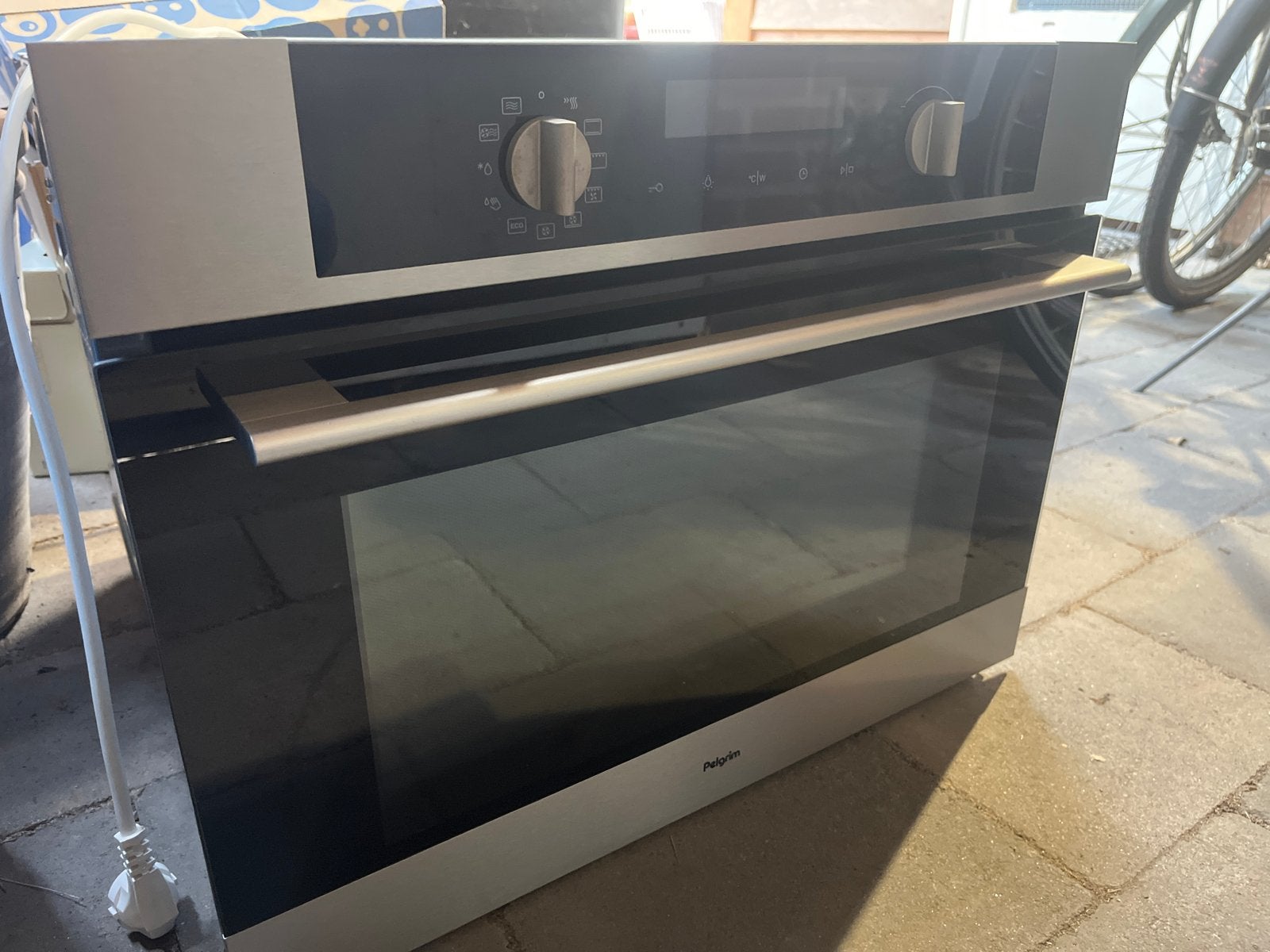 Pelgrim combi-oven 45cm hetelucht - deels defect, Ophalen, 45 tot 50 cm, Pelgrim, Combi-oven
