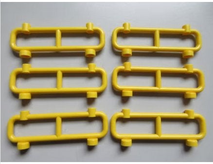 nr. 5068, 6 gele hekjes., Ophalen of Verzenden, Zo goed als nieuw, Lego