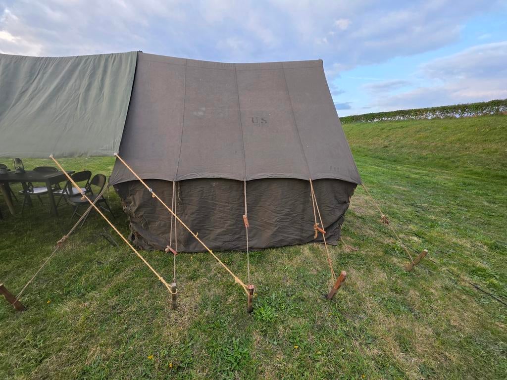 Originele Amerikaanse WO2 Small wall Tent 1943, Ophalen, Amerika