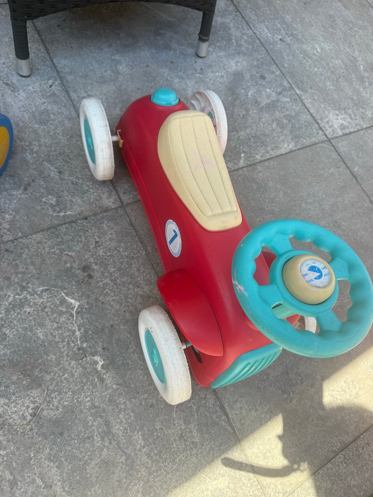 Rode loopauto voor kinderen - Vintage stijl, Ophalen, Gebruikt, Loopvoertuig