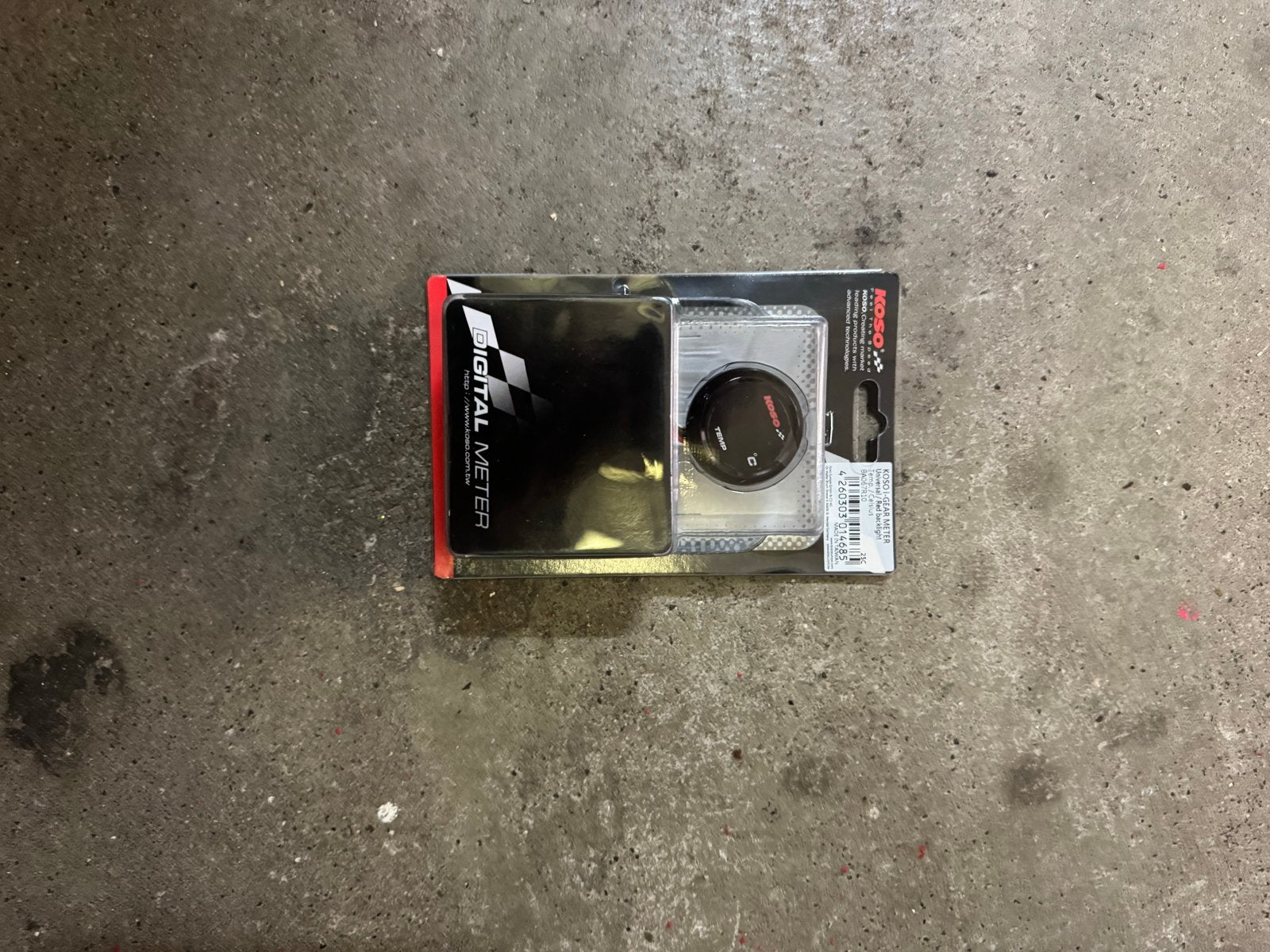 Koso Temperatuurmeter 0-120 graden - Nieuw in verpakking, Ophalen of Verzenden, Nieuw