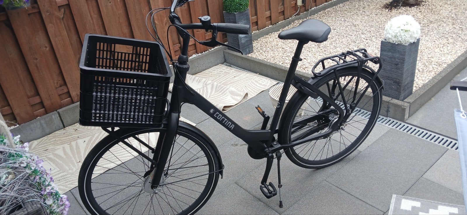 Prachtige Cortina Common damesfiets met 7 versnellingen, Versnellingen, Zo goed als nieuw, 50 tot 53 cm, Schijfrem