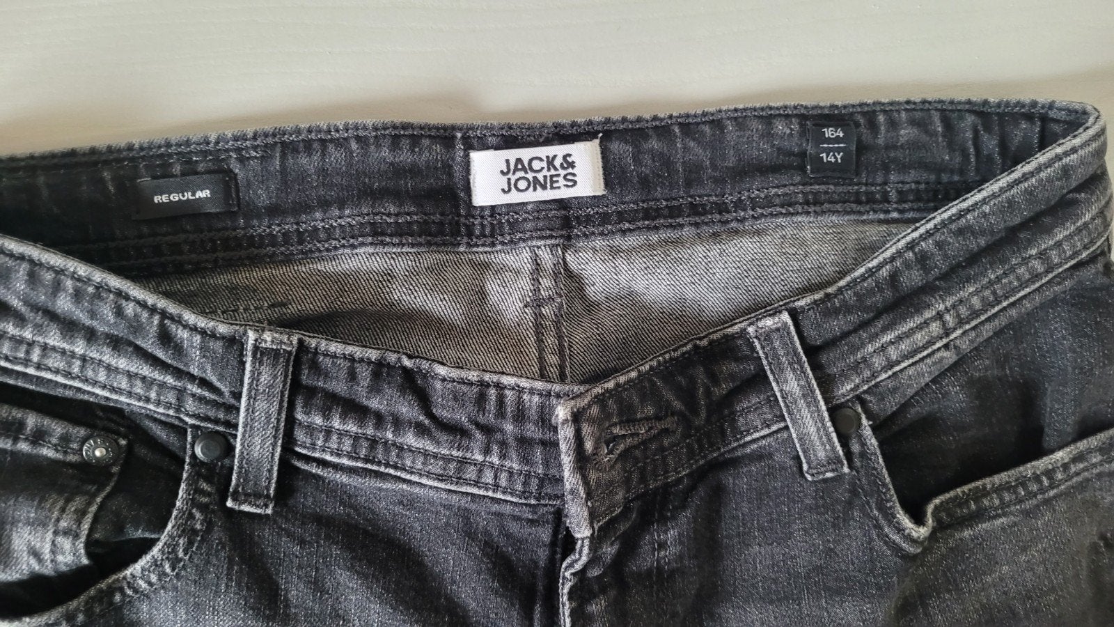 Zwarte Korte Spijkerbroek, Broek, Ophalen of Verzenden, Zo goed als nieuw, Jongen