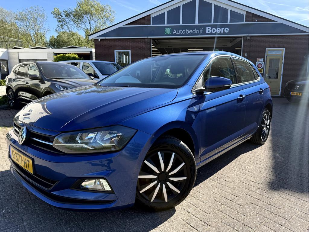 Volkswagen Polo 1.0 TSI Comfortline Camera, App Connect, Nav, Voorwielaandrijving, Stof, 1045 kg, Blauw
