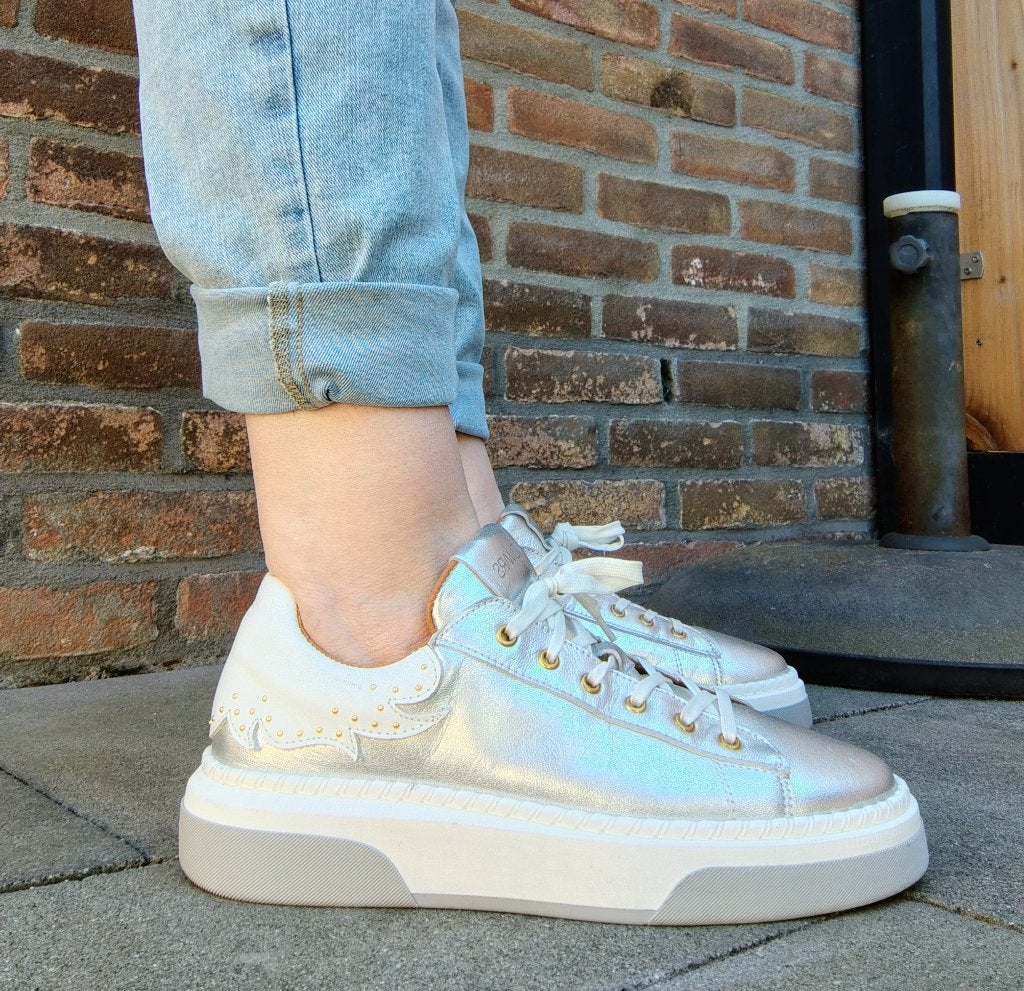 Schoen 1= Zilveren Dwrs schoenen model cruz maat 39, DWRS, Overige kleuren, Verzenden, Sneakers of Gympen