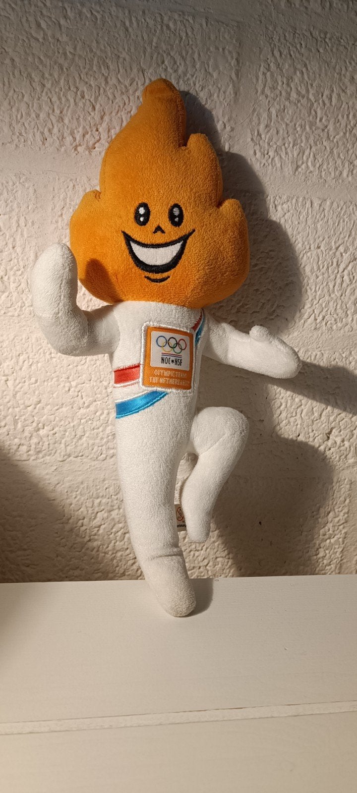 Knuffel Mascotte Nederlands Team Olympische spelen 2008, Overige merken, Overige karakters, Overige typen, Ophalen of Verzenden