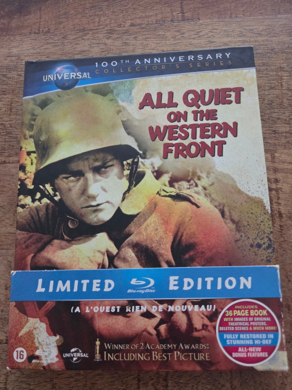 all quiet on the western front blu ray (1930)john wray, Vanaf 16 jaar, Ophalen of Verzenden, Zo goed als nieuw