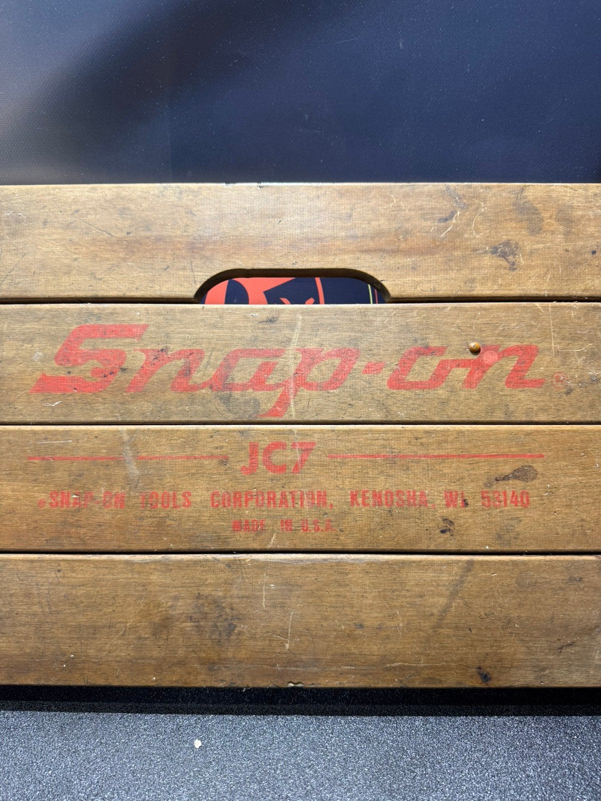 Snap on retro rolbed, Ophalen