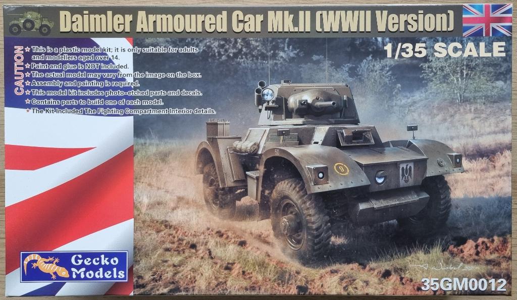 Gecko Models 1:35 #35GM0012 WWII Daimler Armoured Car Mk.II, Overige merken, 1:32 tot 1:50, Overige typen, Nieuw
