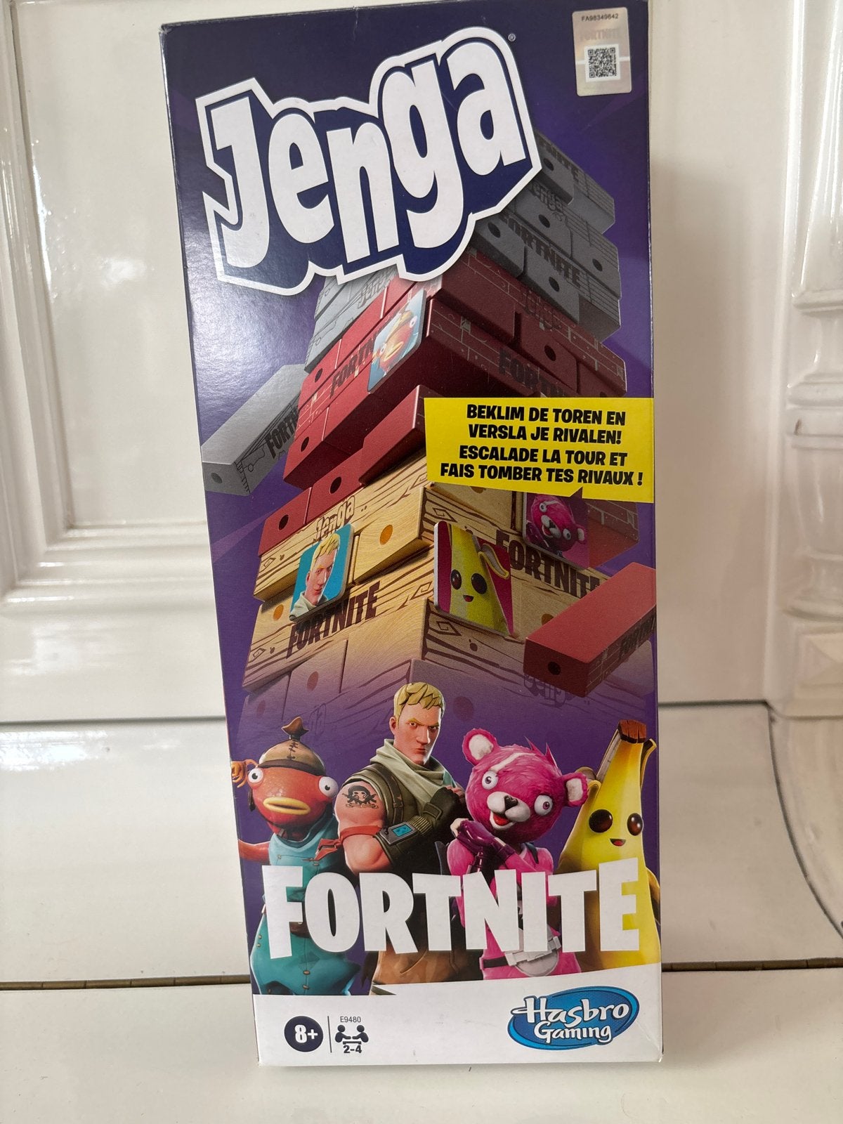 Jenga Fortnite Editie - Strategisch Stapelspel, Drie of vier spelers, Ophalen of Verzenden, Zo goed als nieuw