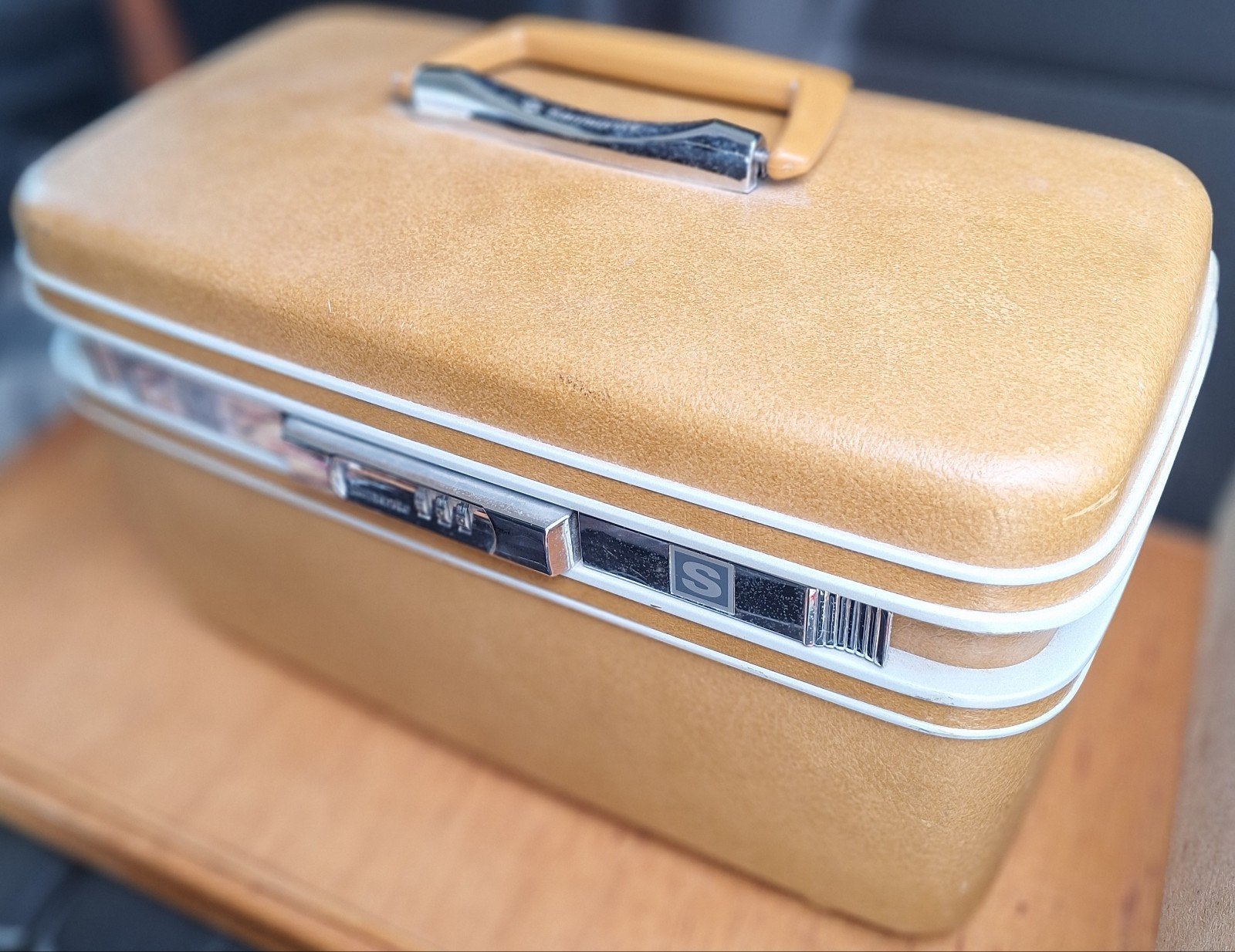 Samsonite Silhoutte beautycase jaren 60/70., Sieraden, Tassen en Uiterlijk, Ophalen of Verzenden, Gebruikt