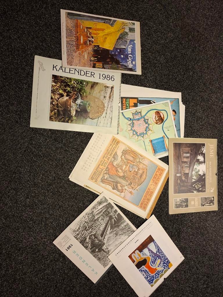 Diverse oude kalenders, Diversen, Kalenders, Ophalen, Maandkalender