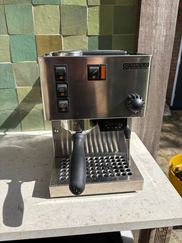 Rancilio Silvia met PID en naked portafilter, Gebruikt, Espresso apparaat, Gemalen koffie, Ophalen
