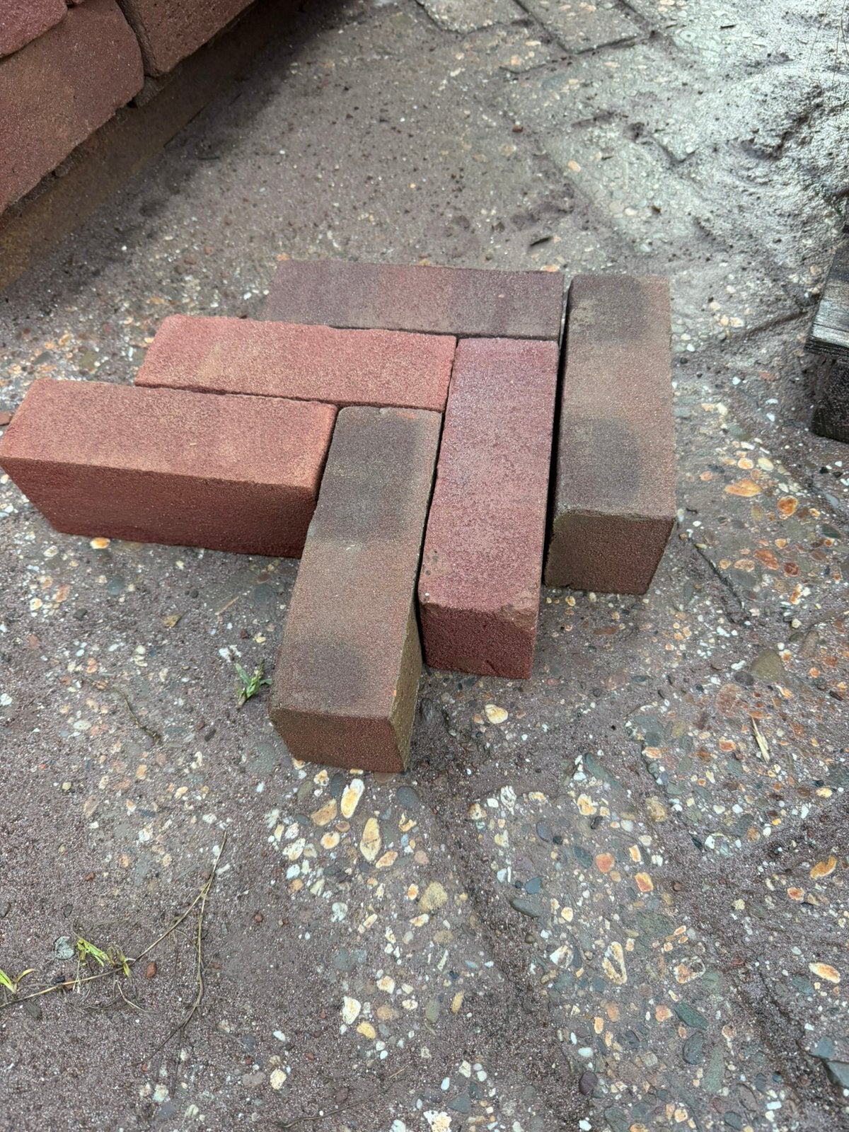Gebakken dikformaat rood genuanceerd, Tuin en Terras, Overige materialen, Klinkers, Nieuw, Ophalen of Verzenden