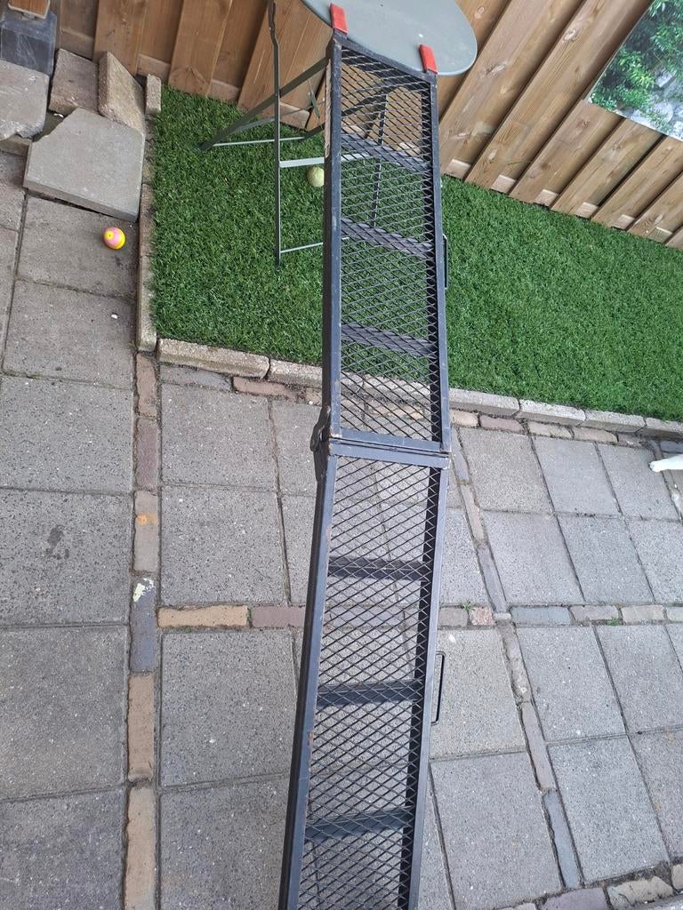 Rijplaten (4 stuks) voor scootmobiel/tuinmachines, Ophalen