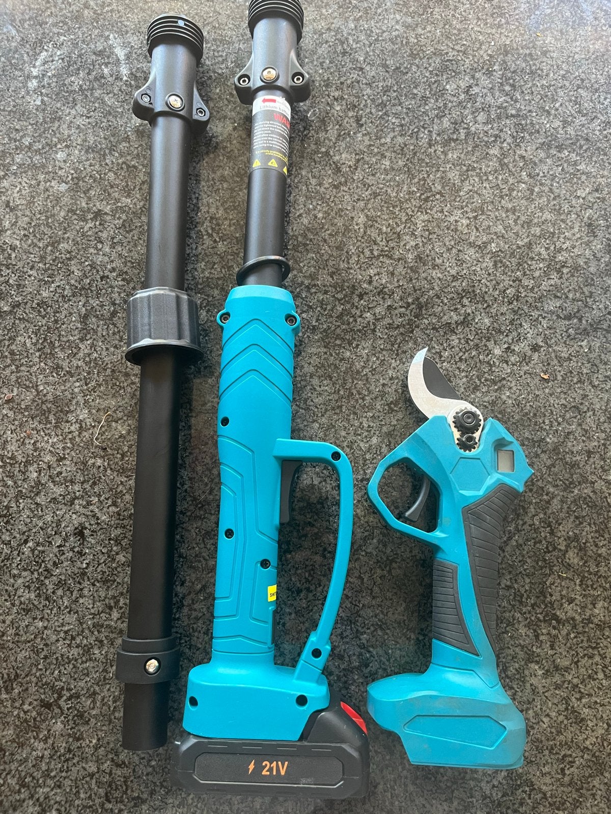Elektrische Snoeischaar met 2 meter Verlengstuk twv €130, Ophalen of Verzenden, Gebruikt, 40 t/m 49 mm