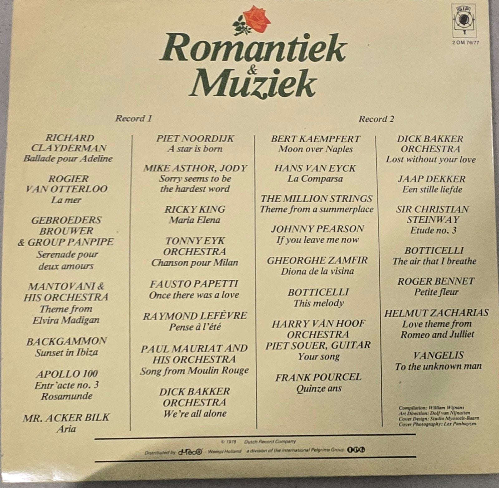 Romantiek & Muziek TV Dubbel-Elpee Deel 2, 3, 4 en 5, Gebruikt, Complilatie, Ophalen of Verzenden, 1970 - 1979