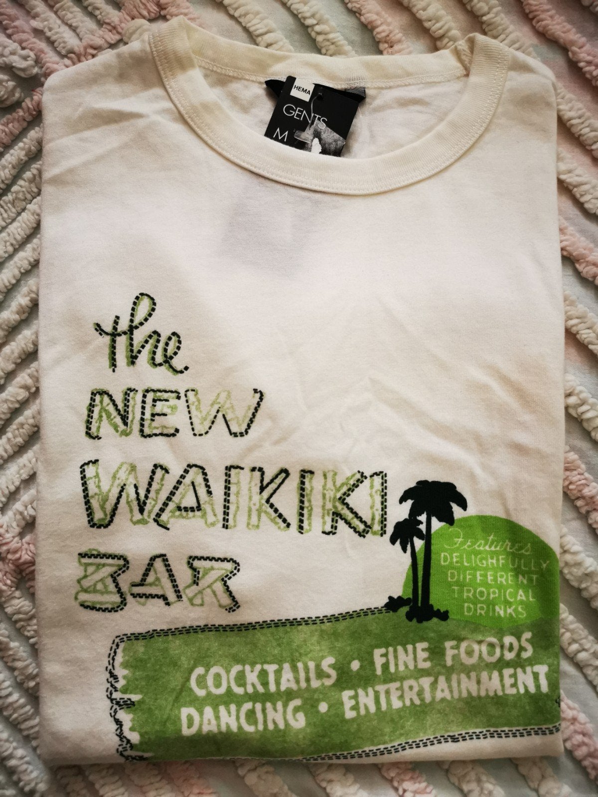 Hema heren T-shirt maat M 100% katoen nieuw, Ophalen of Verzenden