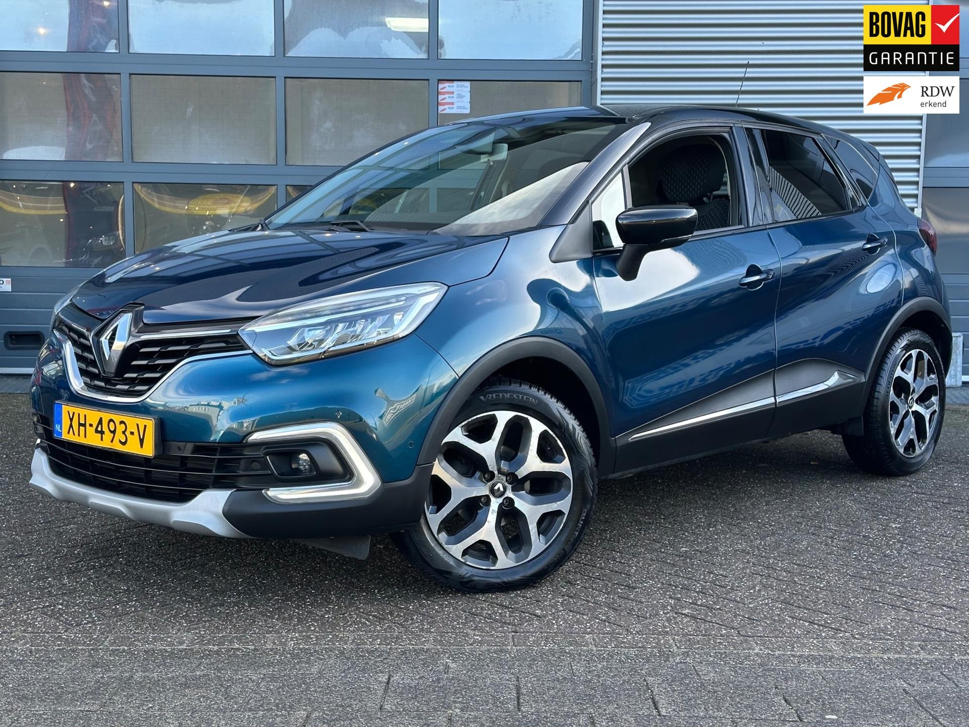 Renault Captur 0.9 TCe Intens | Camera | CRUISECR |PDC rondo, Auto's, Voorwielaandrijving, Stof, Gebruikt, Blauw