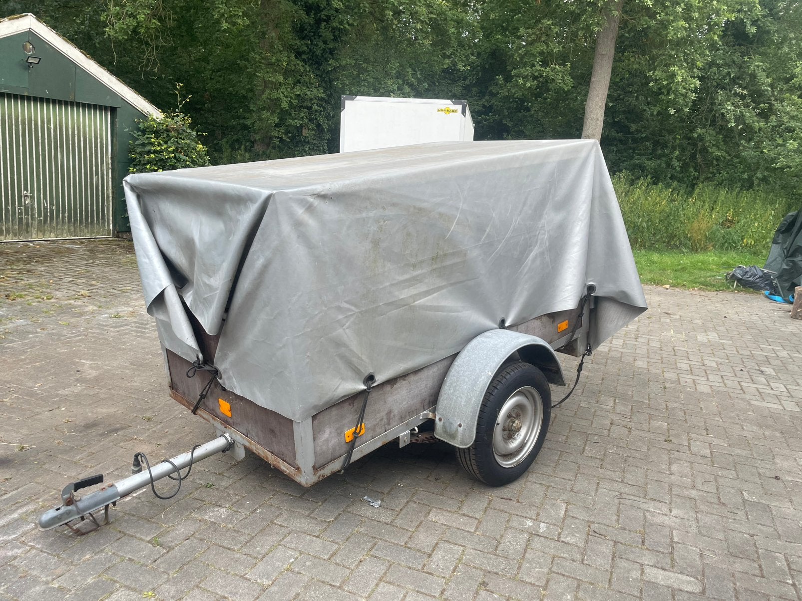 Aanhangwagen met huif - Gebruikt, Ophalen, Gebruikt