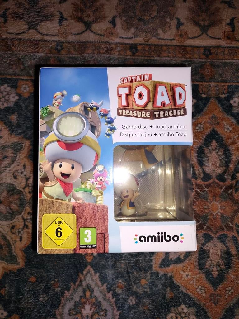Captain Toad Treasure Tracker Wii U + Toad amiibo Bundel, Spelcomputers en Games, Games | Nintendo Wii U, Puzzel en Educatief