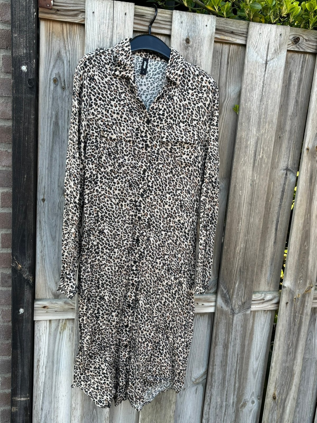 Blousejurk dierenprint, Ophalen of Verzenden, Gedragen, Maat 42/44 (L), Bruin