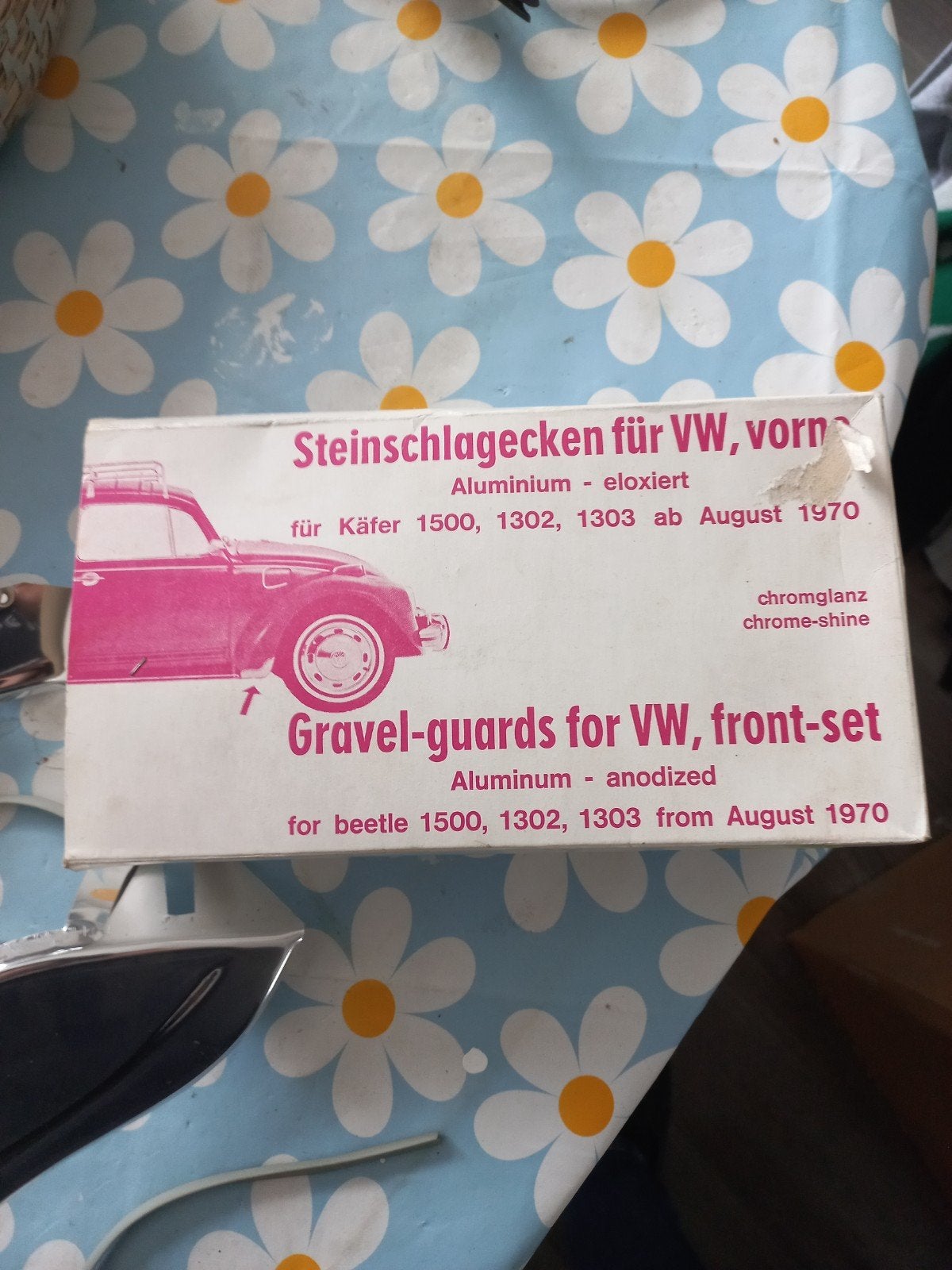 Steenslagkappen VW Kever 1500 1302 1303 voorzijde, Auto-onderdelen, Nieuw, Ophalen of Verzenden, Spatbord, Volkswagen