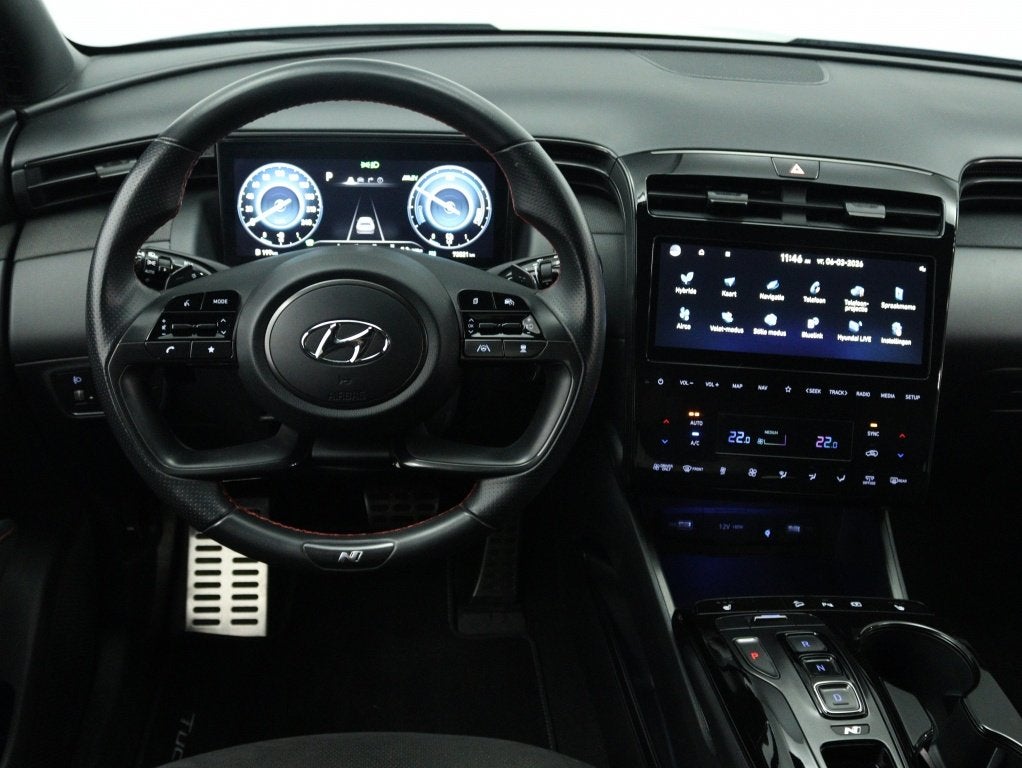 Hyundai Tucson 1.6 T-GDI HEV N Line | Navigatie | Camera | S, Auto's, Gebruikt, 4 cilinders, 1650 kg, Bedrijf