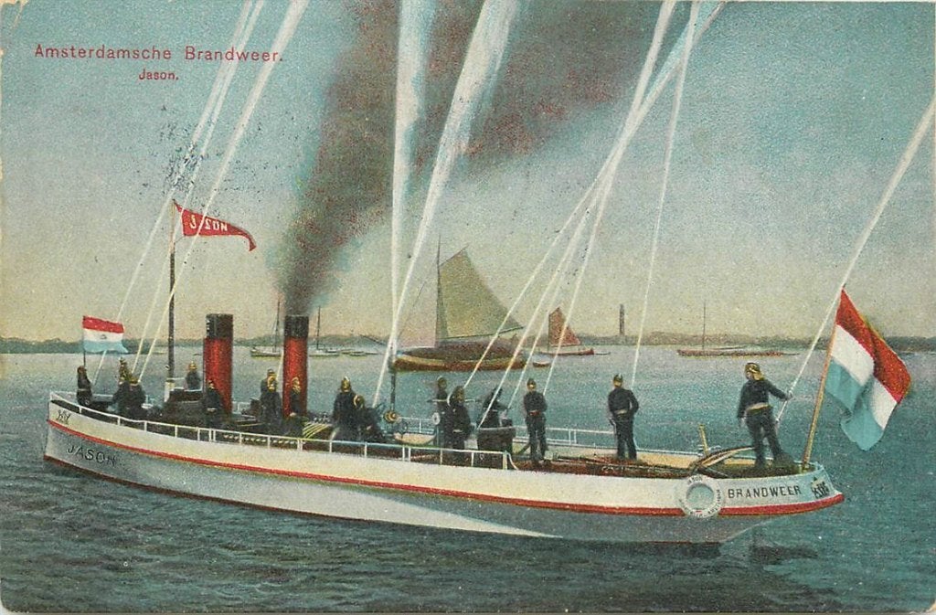701-285-039 Amsterdam Brandweer, Ophalen of Verzenden, Voor 1920, Noord-Holland