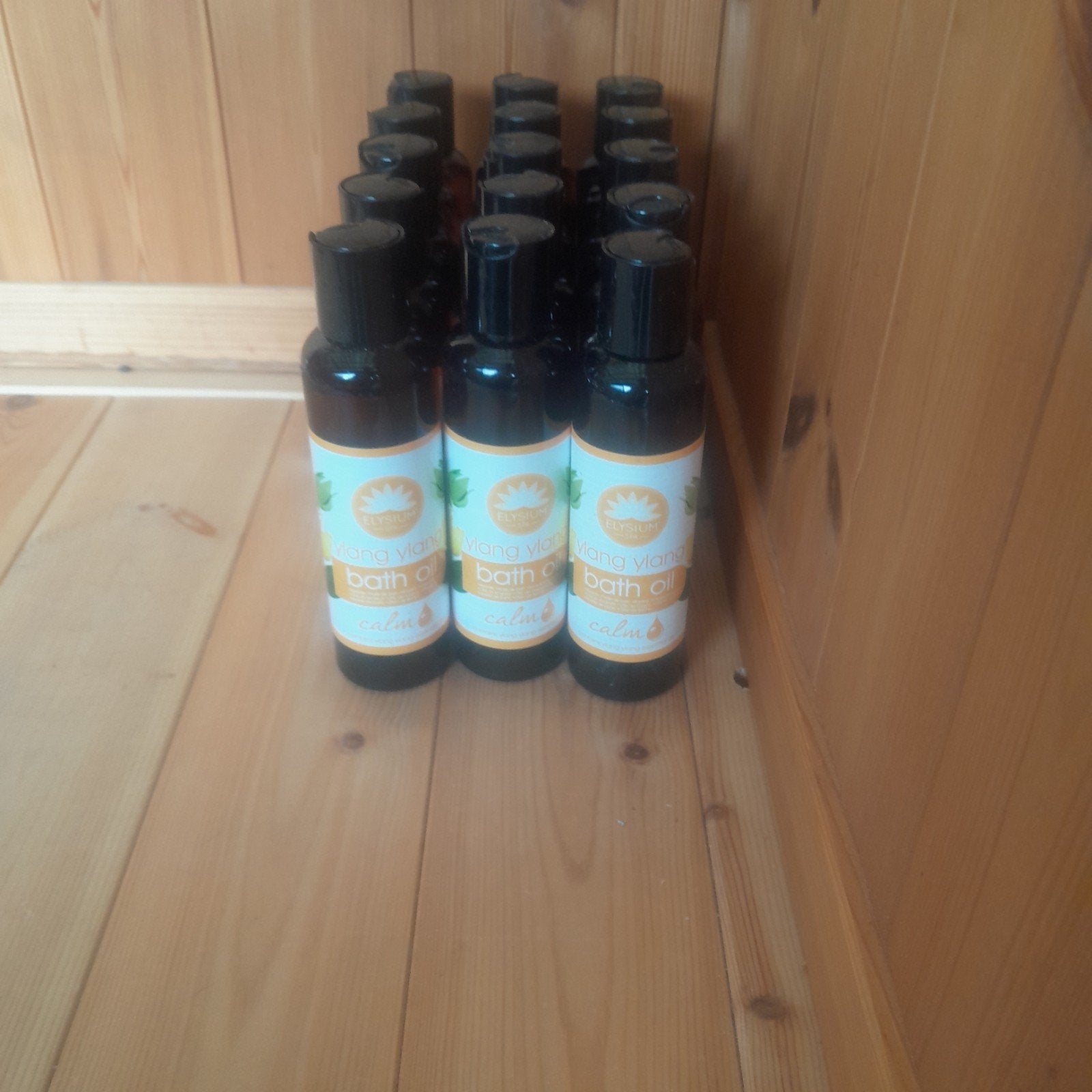 15x Nieuwe Elysium Spa Ylang Ylang Bath Oil 150ml, Ophalen of Verzenden, Nieuw, Bad & Douche