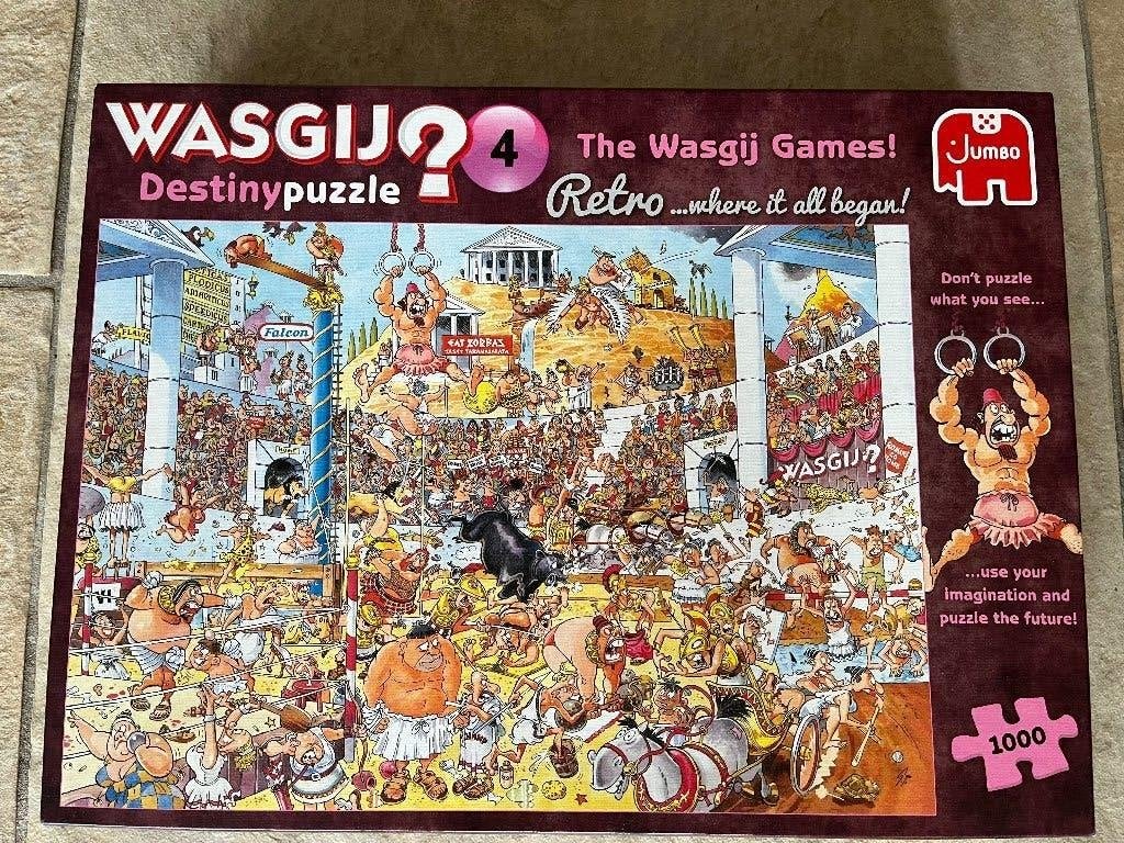 Wasgij? Destiny nr. 4 compleet 1000 stukjes ook ruilen, Hobby en Vrije tijd, Ophalen, 500 t/m 1500 stukjes, Zo goed als nieuw