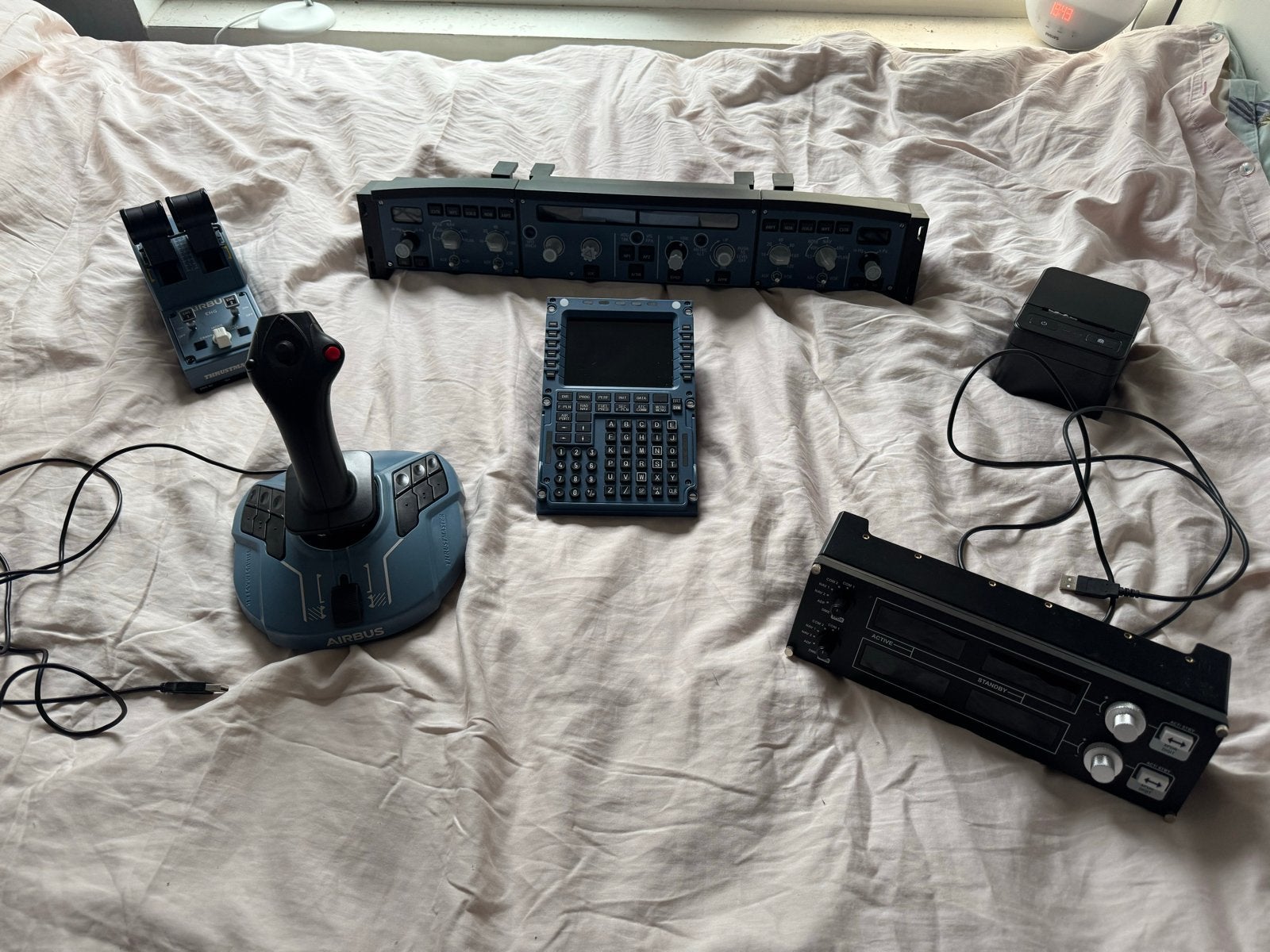 Flight Simulator Set: Winctrl, Thrustmaster, Logitech, Ophalen of Verzenden, Overige merken, Zo goed als nieuw