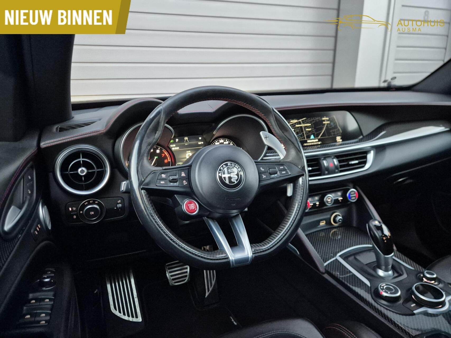 Alfa Romeo Stelvio 2.9 V6 AWD Quadrifoglio 560PK/Pano/Harman, Auto's, Automaat, Gebruikt, 510 pk, Met garantie (alle)