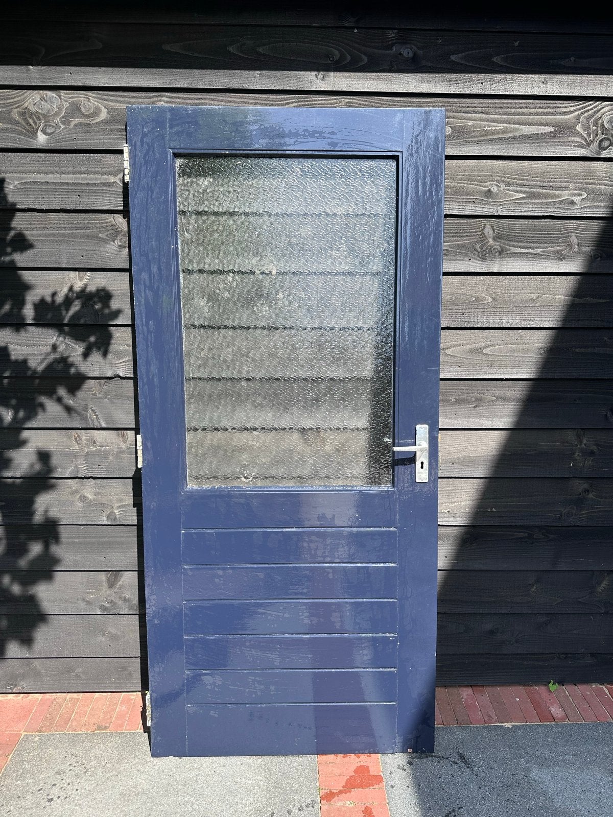 Buitendeur stapeldorpeldeur, Doe-het-zelf en Verbouw, Deuren en Horren, Ophalen, Gebruikt, 80 tot 100 cm, Buitendeur