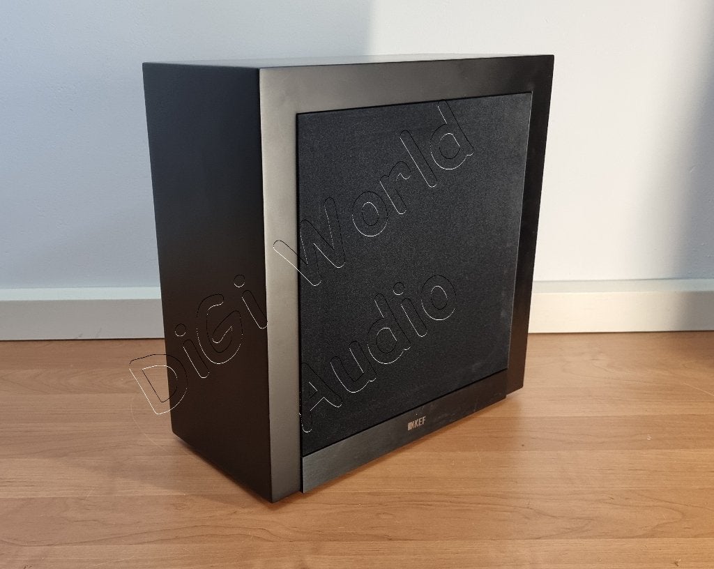 KEF T2 ultra slanke subwoofer in nieuw staat, Audio, Tv en Foto, Luidsprekers, 150 watt of meer, Subwoofer, Inclusief kabels, Ophalen of Verzenden