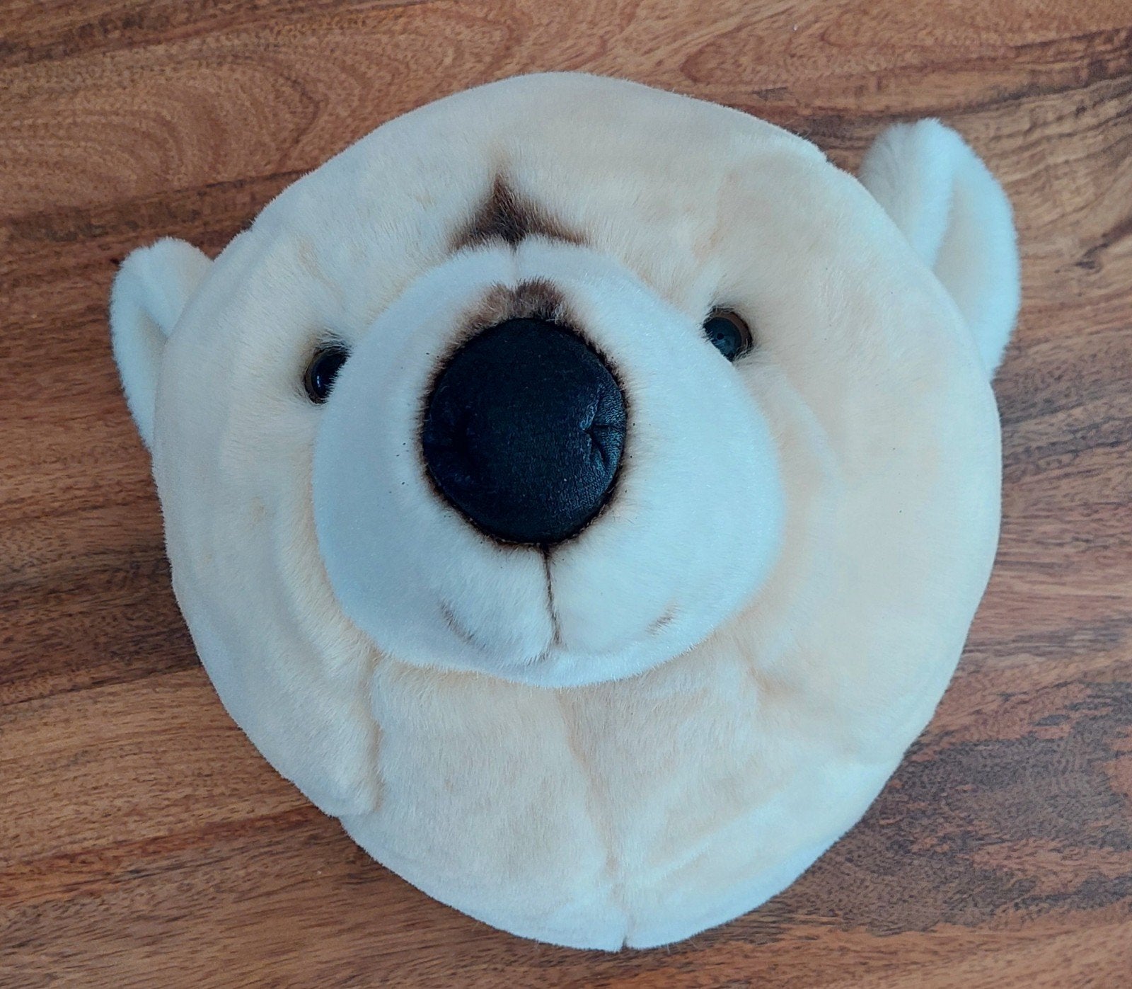 Wanddecoratie grote pluche ijsbeer, BiBiB, Kinderen en Baby's, Ophalen of Verzenden, Zo goed als nieuw, Wit, Wanddecoratie