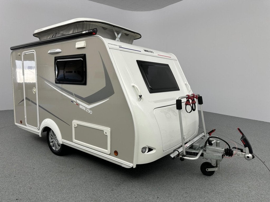 Trigano Mini Freestyle 290 Cassetteluifel Fietsendrager, Caravans en Kamperen, Caravans, Overige merken, Koelkast, Tot en met 2