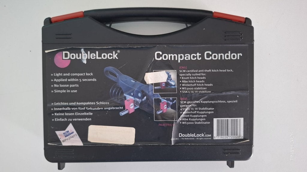 disselslot Compact Condor (verplicht door verzekeringen), Ophalen, Zo goed als nieuw