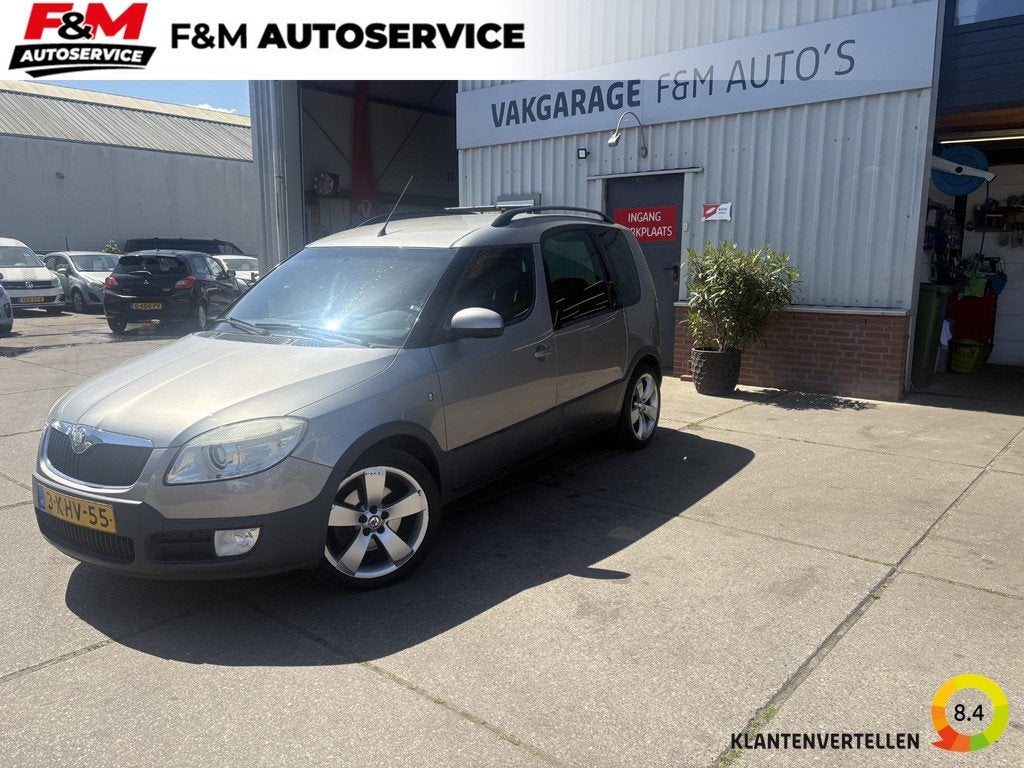 Skoda Roomster 1.6-16V Scout Clima, trekhaak, pdc achter, Auto's, Skoda, Voorwielaandrijving, Gebruikt, 4 cilinders, Roomster