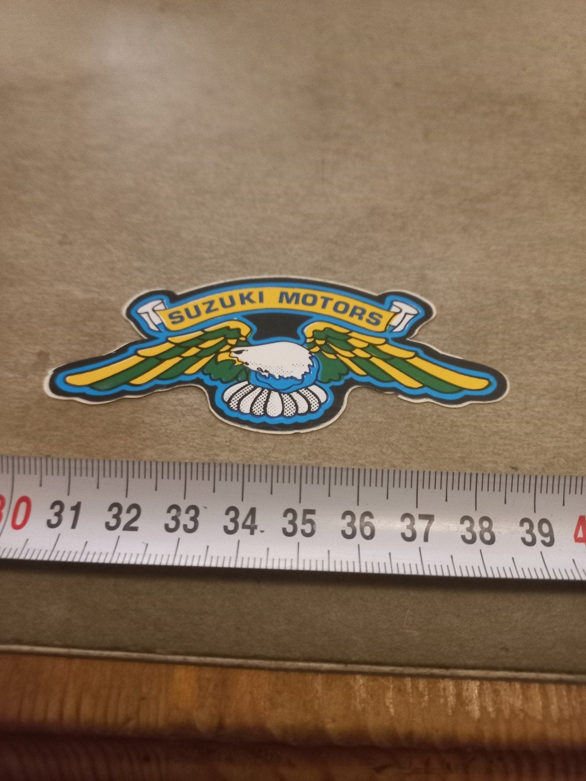 Vintage Suzuki Motors Adelaar Sticker - Zeldzaam, Verzamelen, Stickers, Ophalen of Verzenden