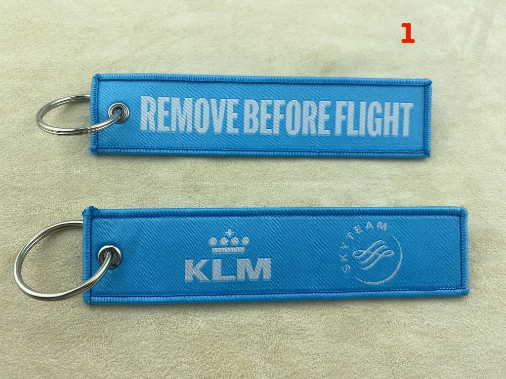 KLM sleutelhanger met splitring, Verzamelen, Verzenden, Nieuw, Transport