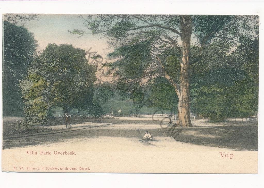 Velp - Park Overbeek [003-5651, Verzenden, Voor 1920, Ongelopen, Gelderland