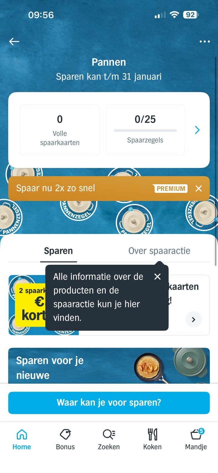 Gezocht: zegels albert heijn pannen, Drie personen of meer, Kortingsbon
